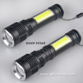 Emergency Water Resistant Zoomable Magnetic LED Flashlight
